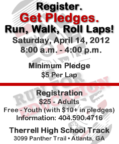 THS Run, Walk, Roll for Education - Saturday, April 14, 2012